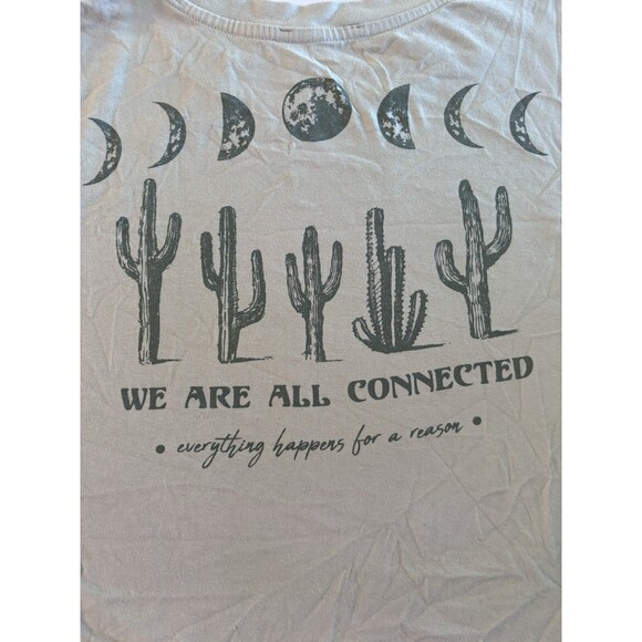 Love & Lazy Days Distressed Graphic tshirt Women's Size XL - Picture 11 of 12